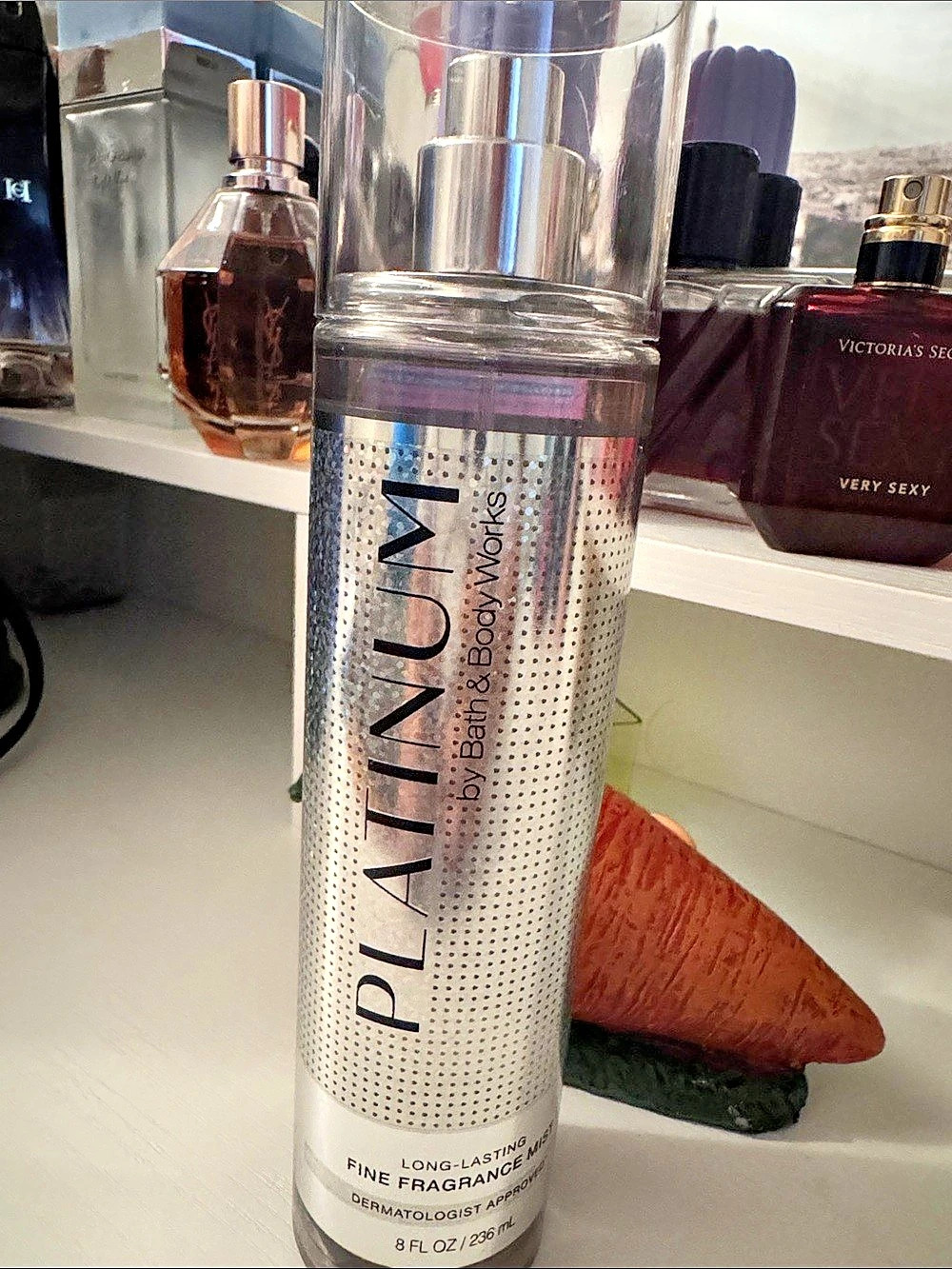Bath & Body Works Platinum Fine Fragrance Mist Silver NWT